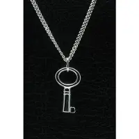 MOOYE ® - Collectie Zilveren Sleutel ketting hanger - klein