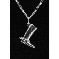 MOOYE ® - Collectie Zilveren Rijlaars ketting hanger - groot