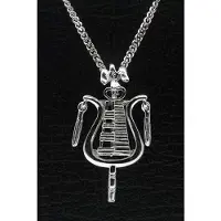 MOOYE ® - Collectie Zilveren Lyra ketting hanger