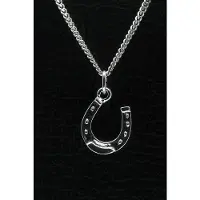 MOOYE ® - Collectie Zilveren Hoefijzer geluk ketting hanger
