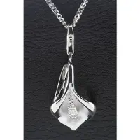 MOOYE ® - Collectie Zilveren Calla bloem hanger en bedel
