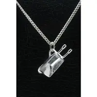 MOOYE ® - Collectie Zilveren Kruiwagen ketting hanger