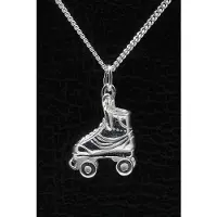 MOOYE ® - Collectie Zilveren Rolschaats ketting hanger