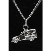 MOOYE ® - Collectie Zilveren Citro n 2CV Lelijk eend bestelauto ketting hanger