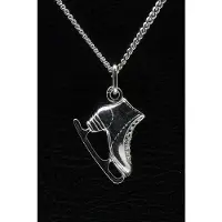 MOOYE ® - Collectie Zilveren Kunstschaats ketting hanger
