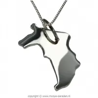 MOOYE ® - Collectie Zilveren Provincie Groningen ketting hanger