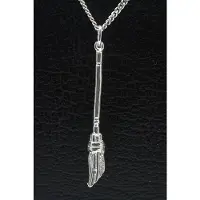 MOOYE ® - Collectie Zilveren Straatbezem ketting hanger