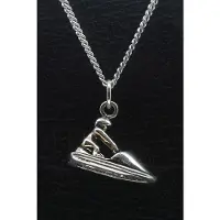 MOOYE ® - Collectie Zilveren Jetskier ketting hanger