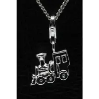 MOOYE ® - Collectie Zilveren Locomotief hanger n bedel