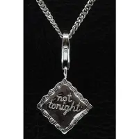 MOOYE ® - Collectie Zilveren Kussen met (not) tonight hanger n bedel