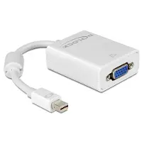 DeLOCK 65130 Mini-displayport / VGA Adapter [1x Mini-DisplayPort stekker - 1x VGA-bus] Meerdere kleuren 0 mm