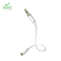 In-Akustik Inakustik 00310505 audio kabel 5 meter 3.5mm Wit