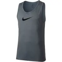 Nike Dry Sleeveless Crossover Sportshirt Grijs | L