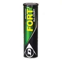 Dunlop Tennisbal Fort All Court Rubber/vilt Geel 4 Stuks