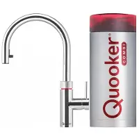 Quooker Flex round chroom met Combi+ reservoir