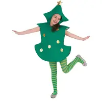 Vegaoo Kerstboom kostuum voor kinderen
