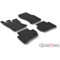 GledRing Rubbermatten Range Rover Velar 12/2017- (T profiel 4-delig + montageclips) voor o.a. LAND ROVER