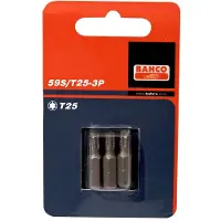 Bahco 3xbits t50 25mm 1/4" standard | 59S/T50-3P