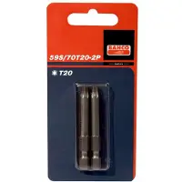 Bahco 2xbits t30 70mm 1/4" standard | 59S/70T30-2P