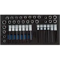 Gedore set schroefbits, 3/8", in 1/3 CT-module, 1500 stuks, type CT1-ITX 30