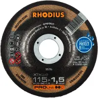 Rhodius XTK38 205706 Doorslijpschijf 50 stuk(s) RVS, Staal