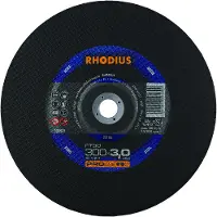 Rhodius Vrije hand scheidingsschijf recht ft30 Ø 300 x 3,0 x 25,40 mm vpe: 25