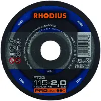 Rhodius PROline ll FT33 Doorslijpschijf - 115 x 22,23 x 2mm - Staal (25st)