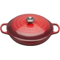 Le Creuset multifunctionele braadpan 2,2 liter ø 26 cm gietijzer kersrood