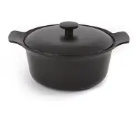 Berghoff Kookpot met deksel gietijzer zwart 24 cm - Ron