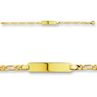 Trendjuwelier huiscollectie 4012109 Gouden graveerarmband
