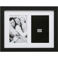 Deknudt Frames fotolijst S66KA2 - zwart - 2 verticale foto's 13x18 cm
