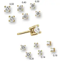 Trendjuwelier huiscollectie 4016582 Gouden oorbellen met diamant