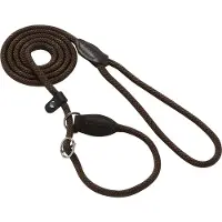 Hunter retrieverlijn voor hond met stop freestyle bruin 170x1 cm