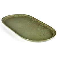 Serax Surface by Sergio Herman tapasbord ovaal 35,5 x 17 cm camogreen