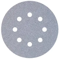 Wolfcraft 1152100 Excenterschuurpapier Met klittenband, Geperforeerd Korrelgrootte (num) 80 (Ø) 125 mm 25 stuk(s)