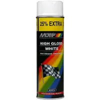 Motip Verf Glanzend Wit - Spray 500 ml