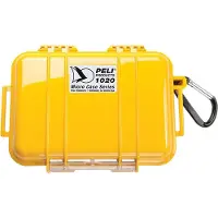 Peli MicroCase 1010 Box, yellow 2021 Plastic Boxen
