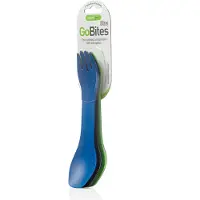 Humangear GoBites UNO Bestek pak van 3, blauw/grijs 2022 Camping eetgerei