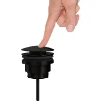 Best design Clickwaste Nero Luxe 5/4 Mat Zwart
