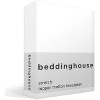 Beddinghouse Stretch - Molton - 160x200/210/220 - Wit - Premium kwaliteit