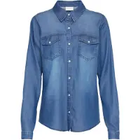 Vila Blouse 'VIBista' blauw denim