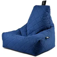 Extreme Lounging B-Bag Mighty-B Zitzak Quilted - Blauw