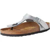 Birkenstock Muiltjes 'Gizeh' zilver
