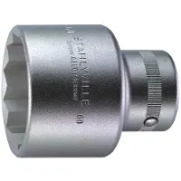 Stahlwille 60 34 06010034 Dubbel zeskant Dopsleutelinzetstuk 34 mm 1 (25 mm)