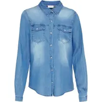 Vila Blouse 'VIBista' blauw denim