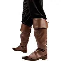 Boland - Paar beenkappen Walker One size Bruin - Volwassenen - Mannen - Piraten - Piraten