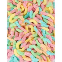 Vegaoo Zak van 1 kg wormen snoepjes