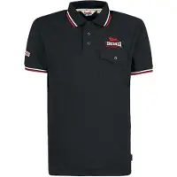 Lonsdale Shirt 'Lynton' rood / zwart / wit