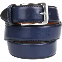 Profuomo Riem Leer Navy