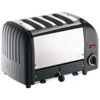Dualit Broodrooster RVS zwart | 4 sneden